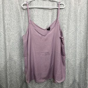 NWT Torrid Lavender Purple Leopard Print Sophie Camisole Sz 2